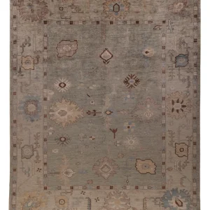 Ziegler Teppich - Usak - 300 x 247 cm - dunkelbeige