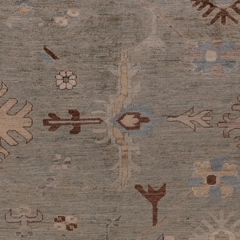 Ziegler Teppich - Usak - 300 x 247 cm - dunkelbeige