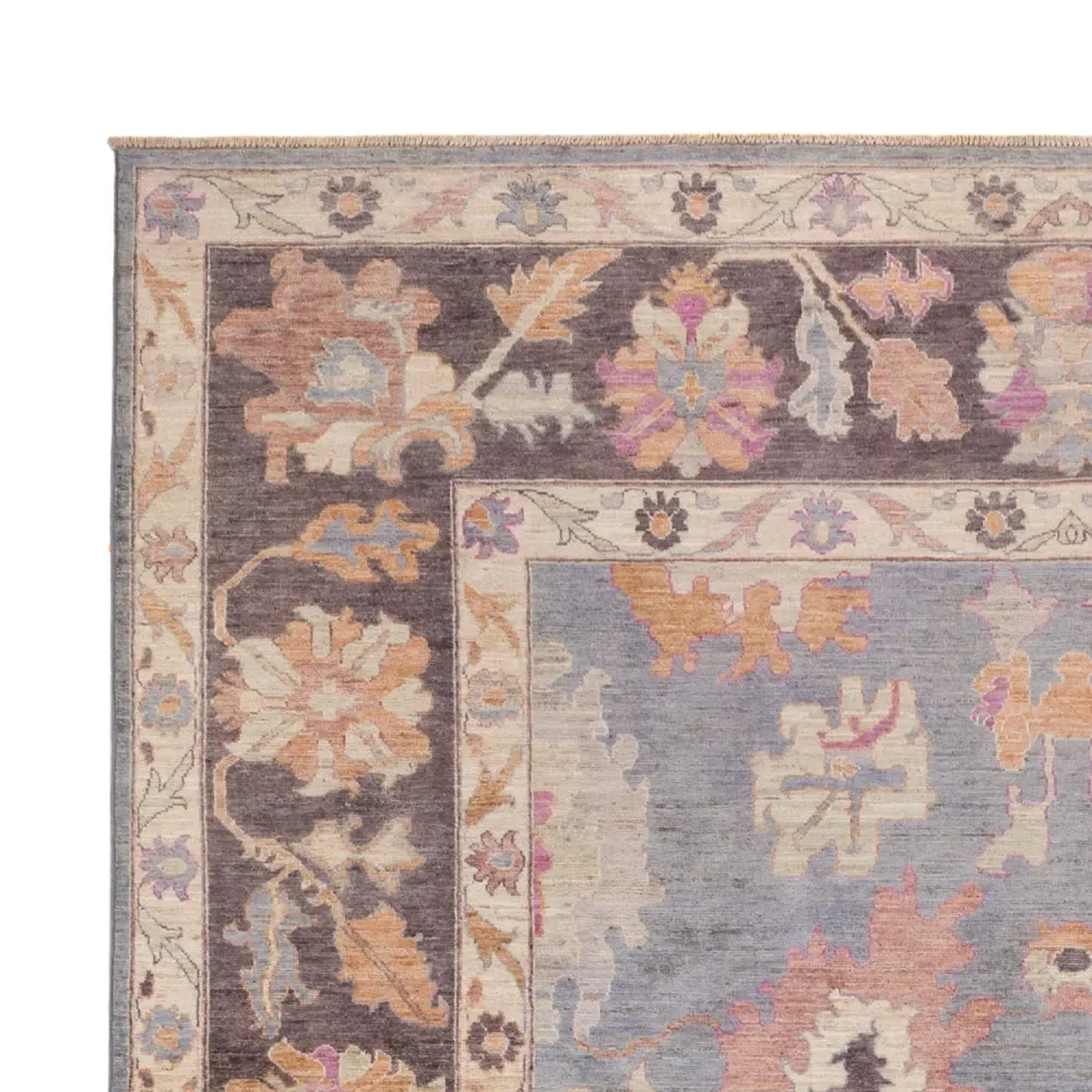 Ziegler Teppich - Usak - 338 x 247 cm - hellblau