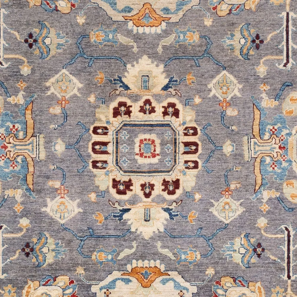 Ziegler Teppich - Usak - 341 x 251 cm - dunkelblau