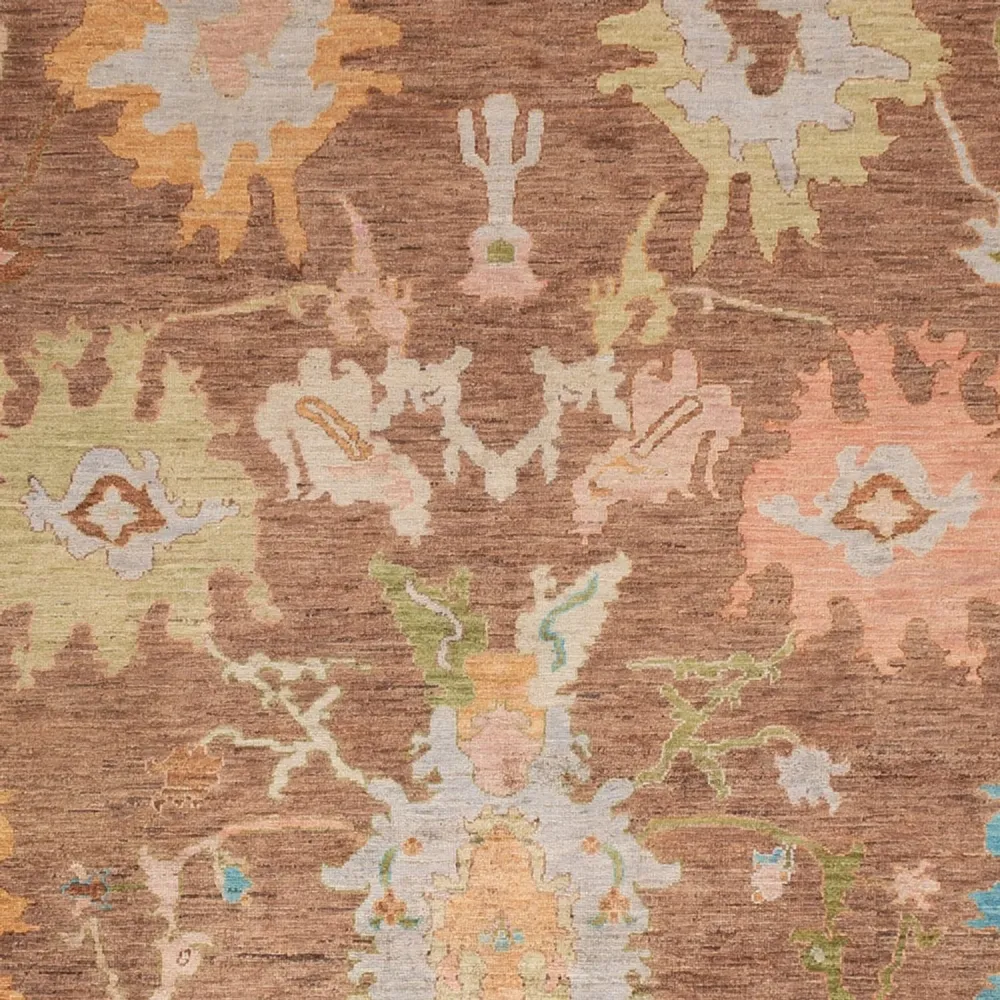 Ziegler Teppich - Usak - 343 x 243 cm - dunkelbeige