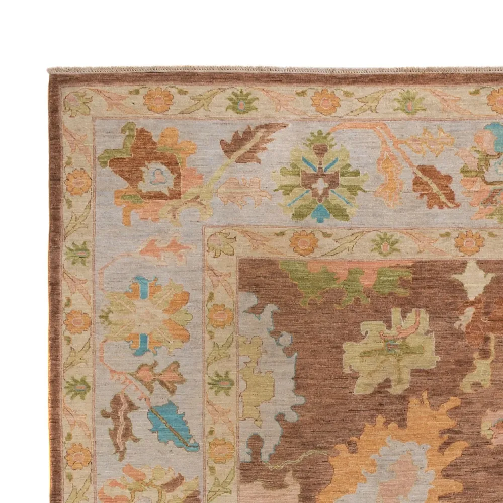 Ziegler Teppich - Usak - 343 x 243 cm - dunkelbeige