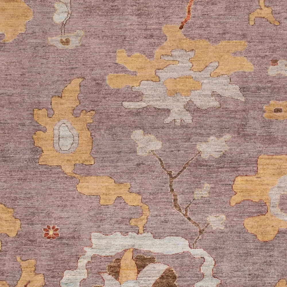 Ziegler Teppich - Usak - 349 x 247 cm - dunkelblau