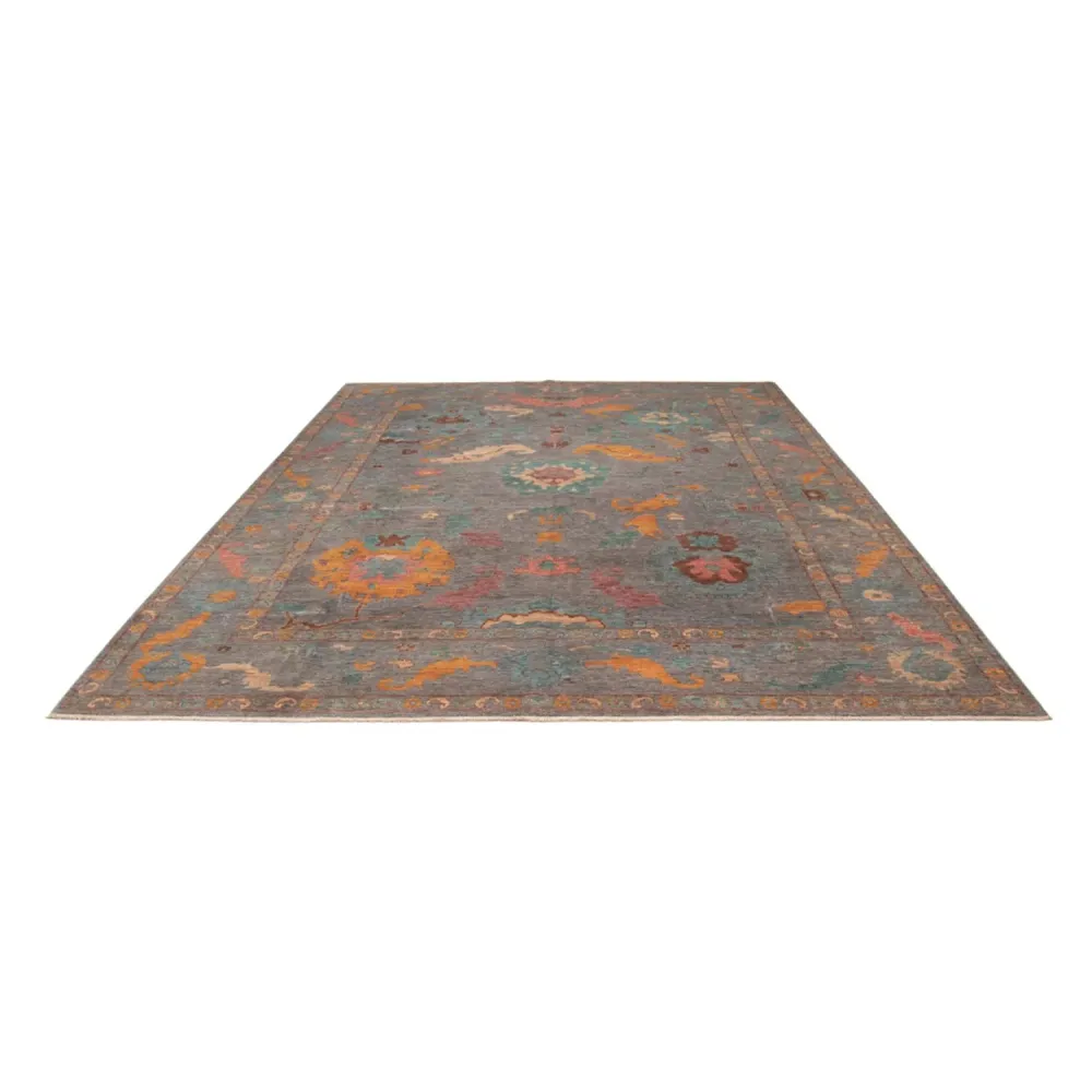Ziegler Teppich - Usak - 404 x 301 cm - hellblau