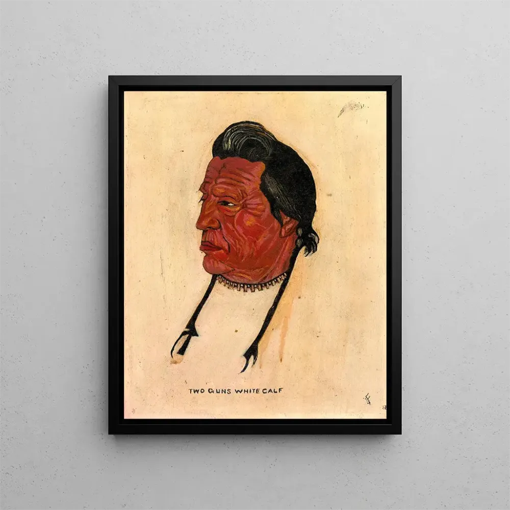 Zwei Kanonen, weißes Kalb - Benjamin H. Frayser | Kunstdruck
