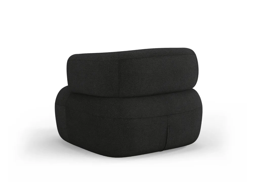 Aldrin Black Boucle Sessel