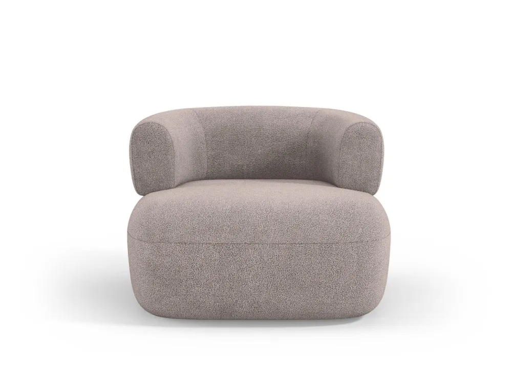 Aldrin -Sessel hellbrauner Boucle