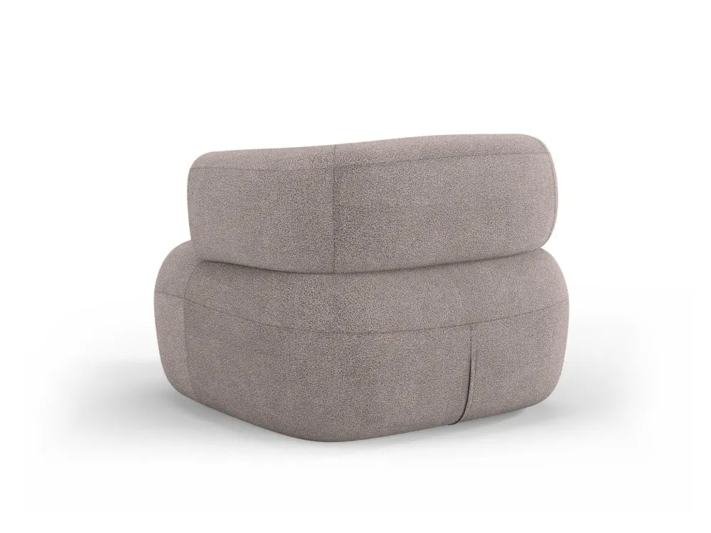 Aldrin -Sessel hellbrauner Boucle