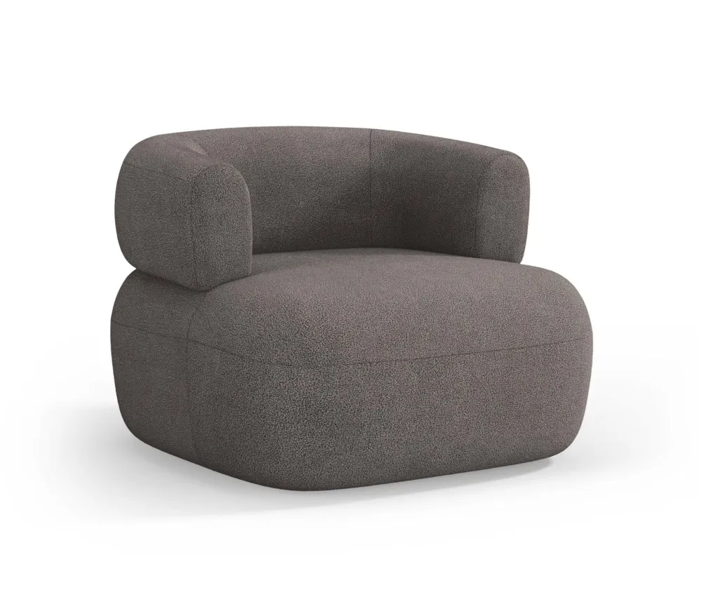 Aldringrau Boucle Sessel