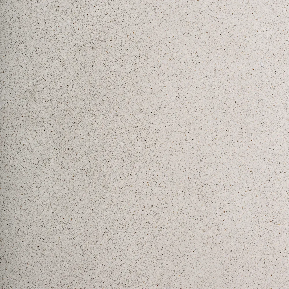 Beistelltisch BROICH cremefarbenes Terrazzo