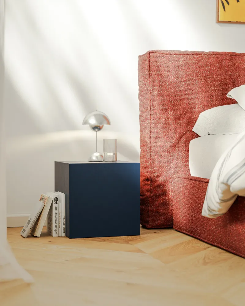 Beistelltisch CUBE kobaltblau