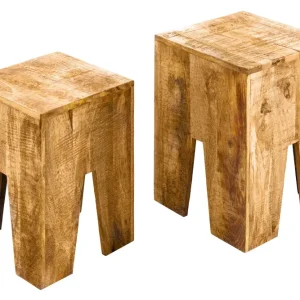 Beistelltisch Jungle 2er Set 35cm Mango