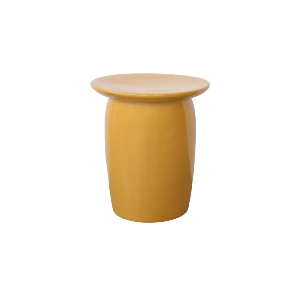 Beistelltisch Kivo – Keramik - Amber Gold