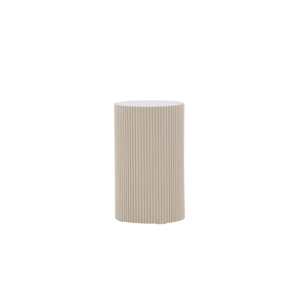 Beistelltisch Lenox Ø31cm - Beige