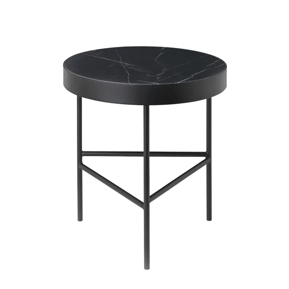 Beistelltisch MARBLE TABLE schwarzer Marmor