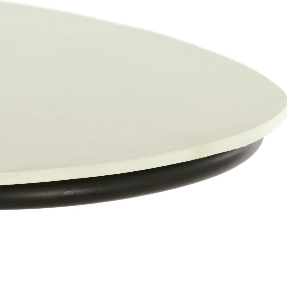 Beistelltisch MARSH creme/schwarz 43x27x53 cm