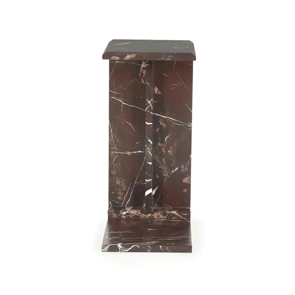 Beistelltisch MIRAGE bordeaux Marmor