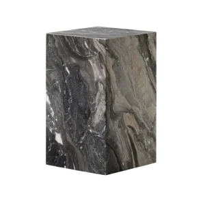 Beistelltisch PLINTH grauer Marmor