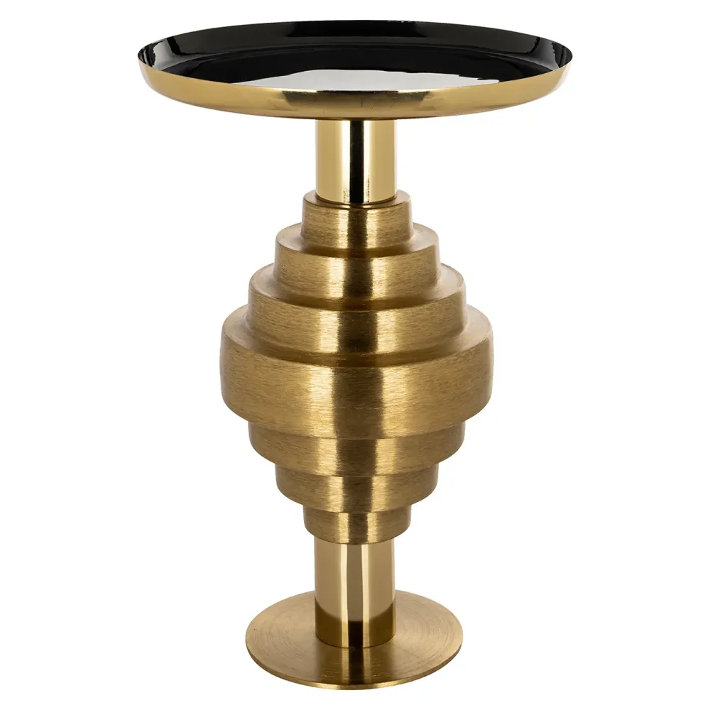 Beistelltisch Renao (Black/gold)