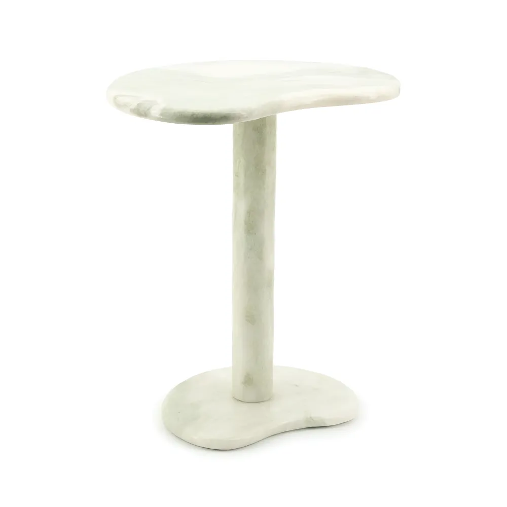 Beistelltisch ROSSO creme Marmor