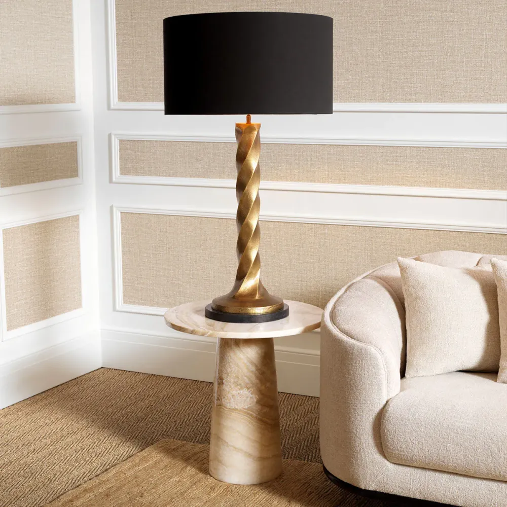 Beistelltisch TERRY beige Onyx