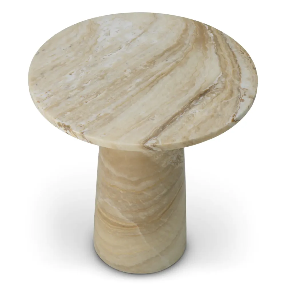 Beistelltisch TERRY beige Onyx