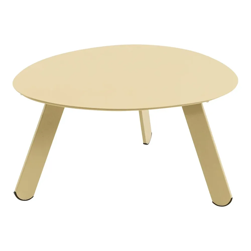 Beistelltisch Tiki 55x46x28cm beige Metall