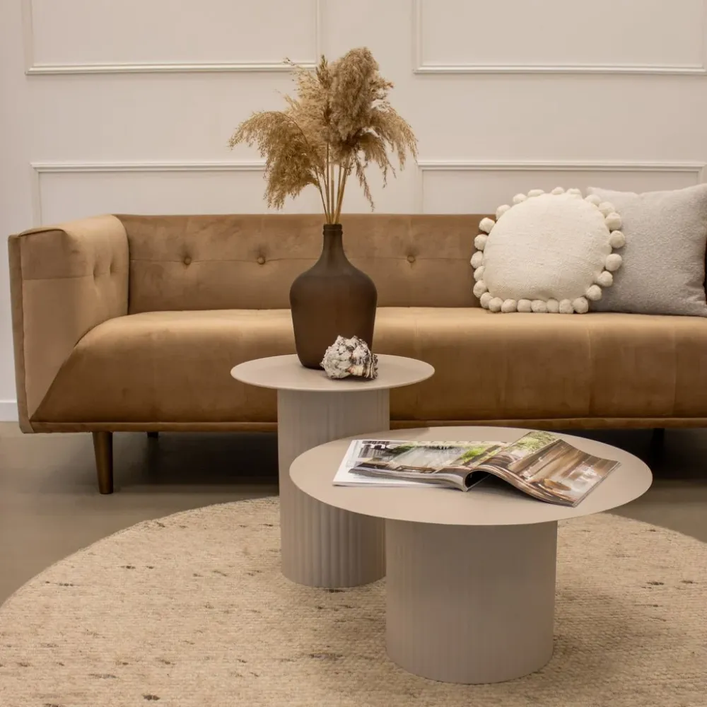 Beistelltisch Tilo - M - Beige