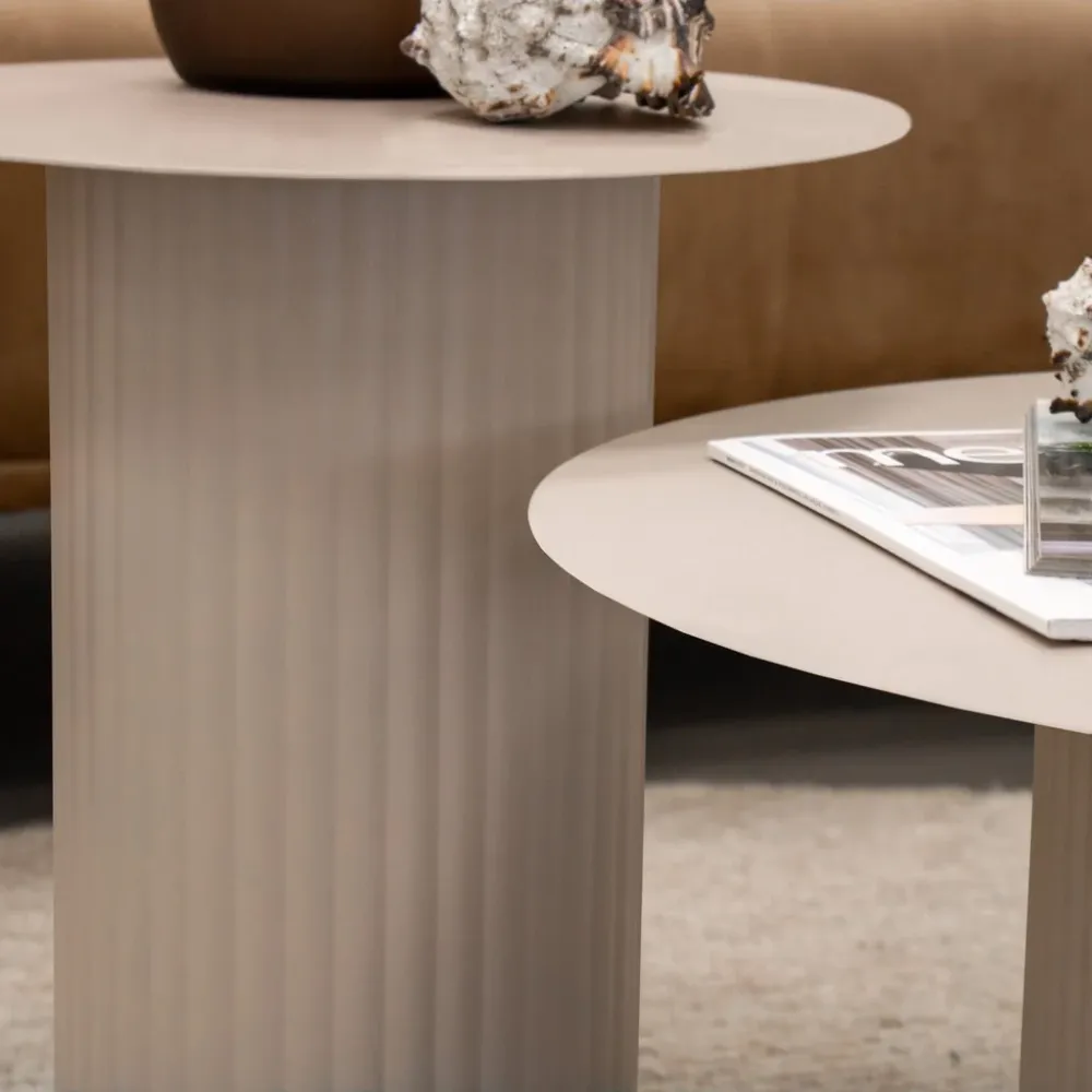 Beistelltisch Tilo - M - Beige