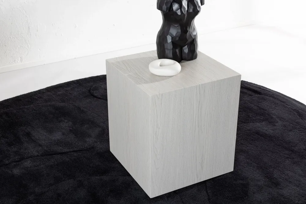 Beistelltisch York 40*40cm - Cremeweiß