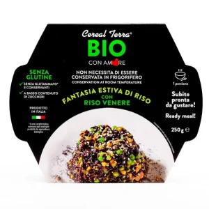 Biologischer glutenfreier Gemüsereissalat 200 g - CEREAL TERRA