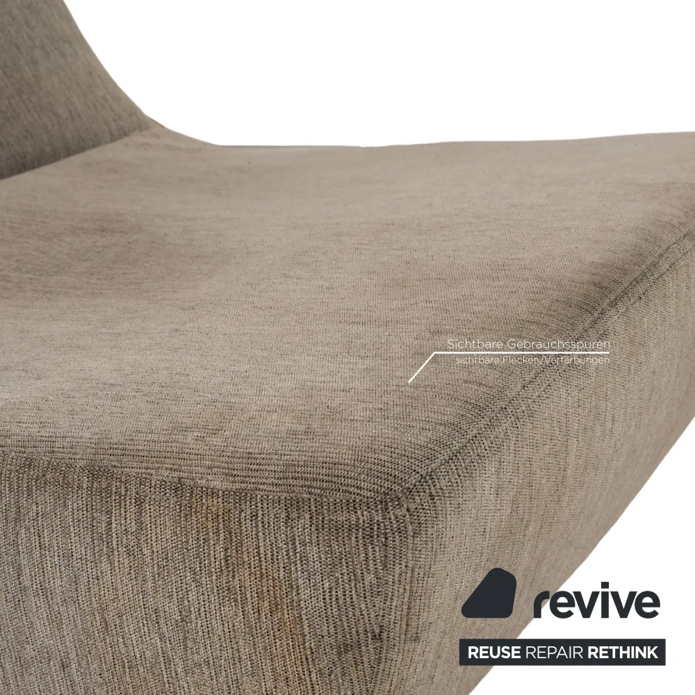 BoConcept Aero Stoff Sessel Hellgrau manuelle Funktion