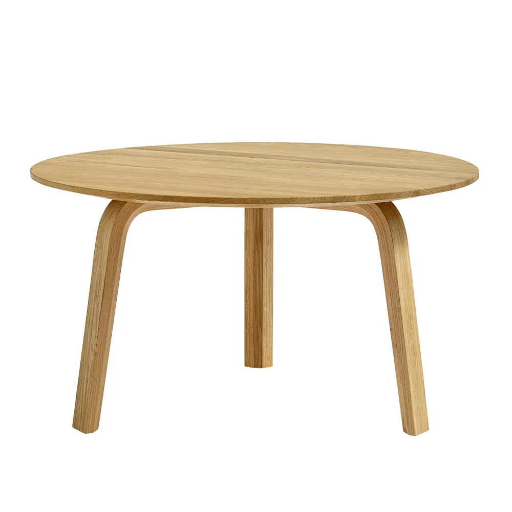 B-Ware Hay Bella Beistelltisch Couchtisch Tisch Beistelltisch Eiche Geölt H 32cm ø 60cm