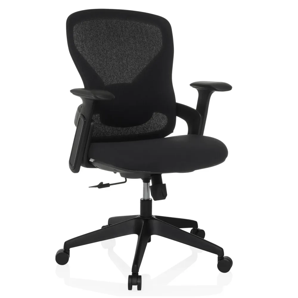 B-Ware Hjh Office Bürostuhl Drehstuhl Nowum Stoff Schwarz Stuhl Möbel Sessel Büromö532