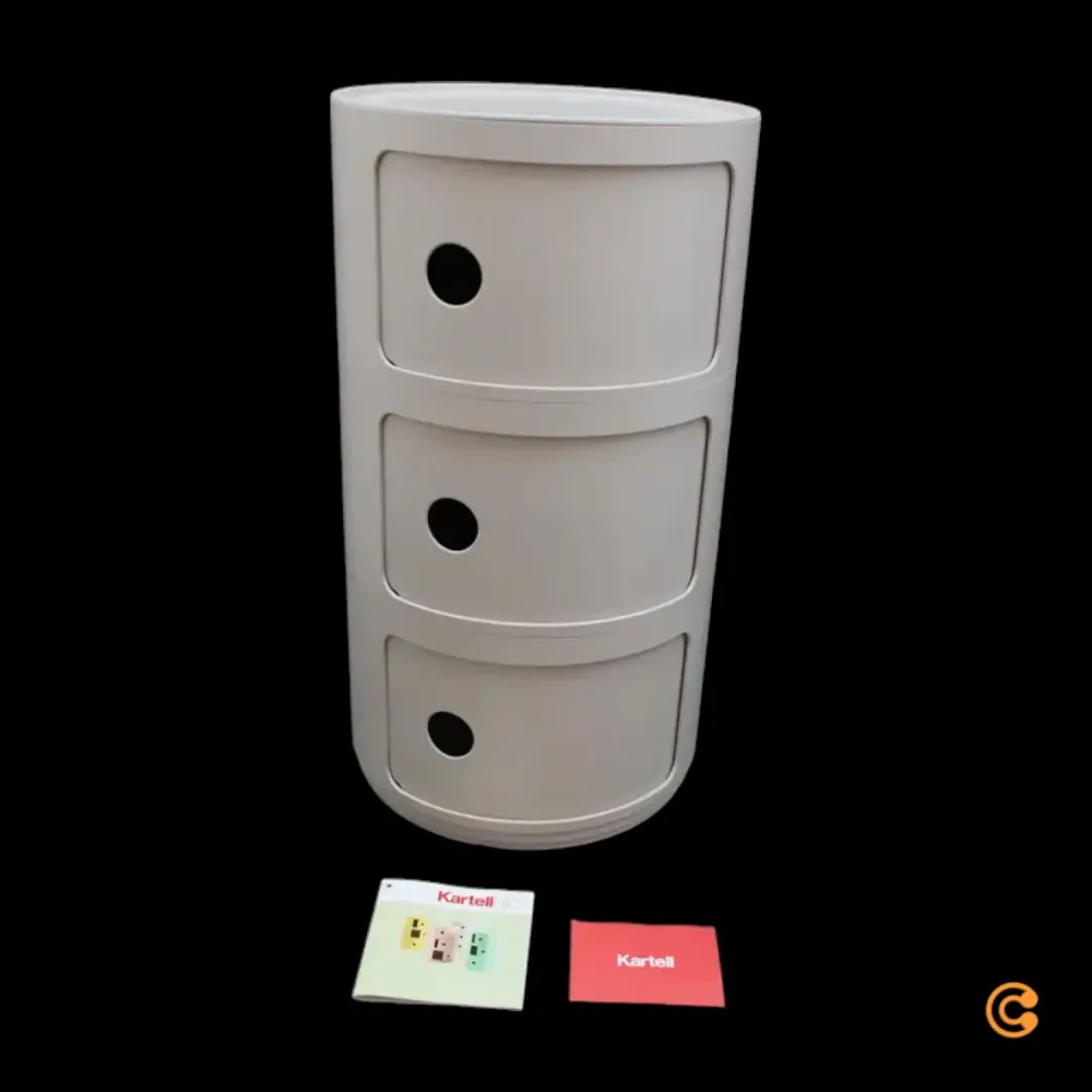 B-Ware Kartell Componibili Bio 5970 Beistelltisch Tisch Box Schrank Siehe Text/Foto