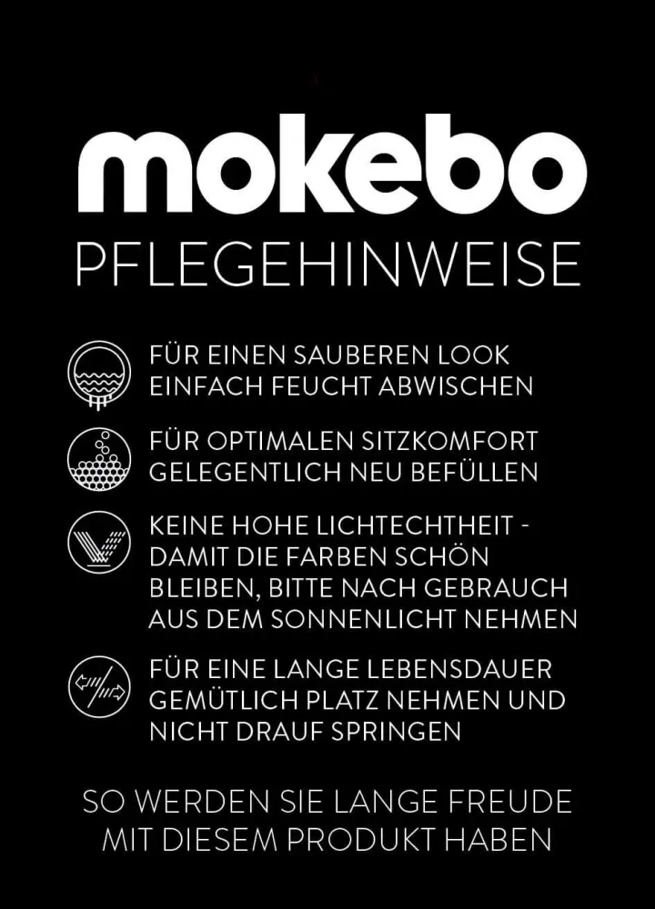 B-Ware Mokebo Outdoor Sitzsack Sessel Für Balkon & Garten 'Der Ruhepol', Bean Bag M. Ep