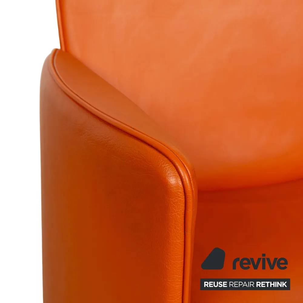 Calia Leder Sessel Orange