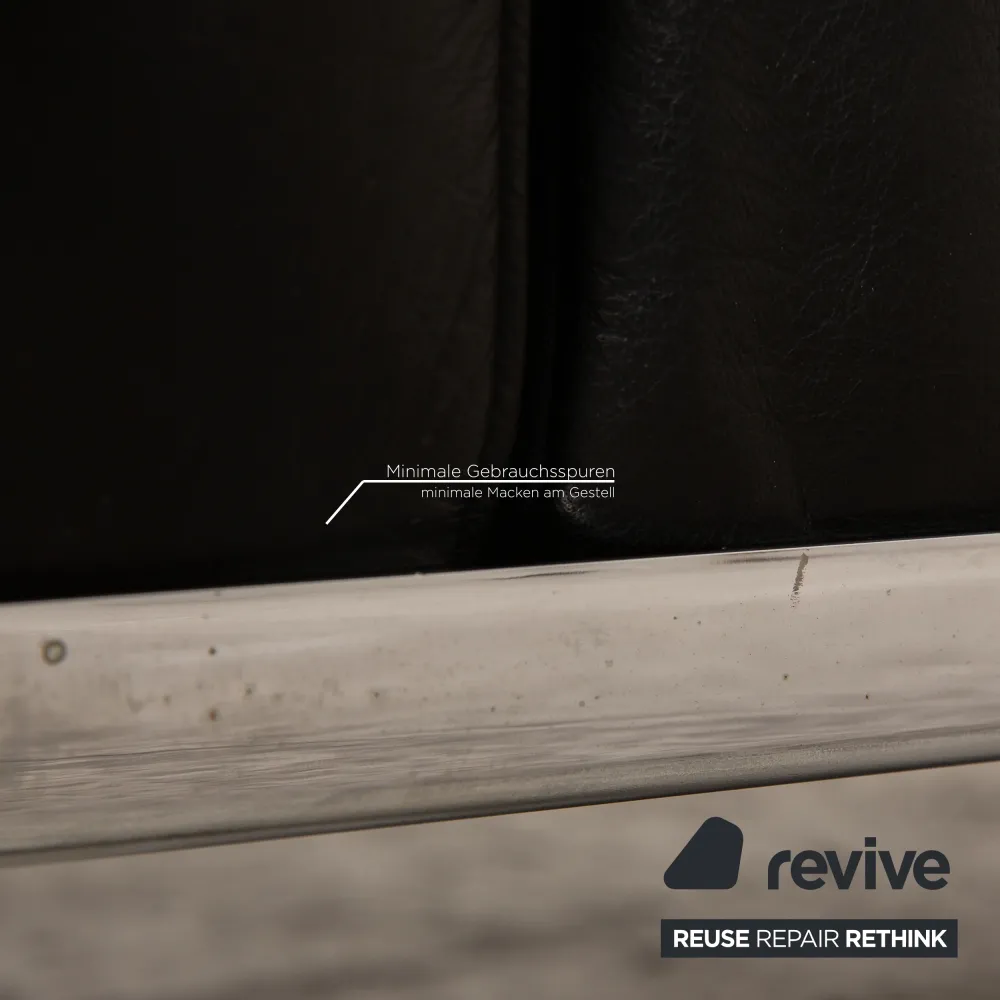 Cassina Le Corbusier LC3 Leder Sessel Schwarz