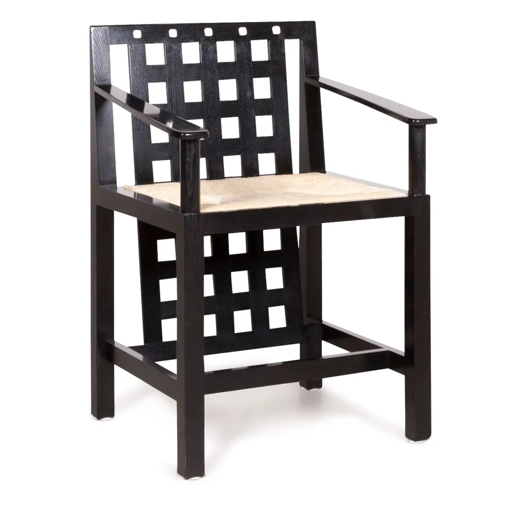 Cassina d.s. 3 Holz Stuhl Schwarz Sessel #8280