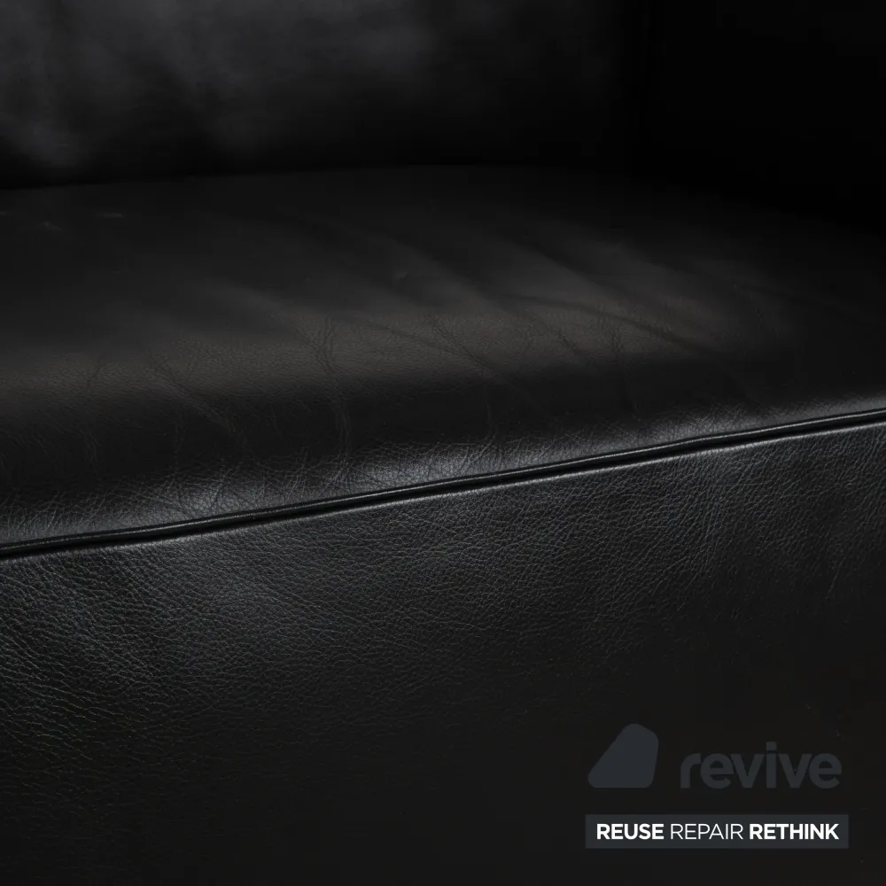 Cassina LC 3 Leder Sessel Schwarz