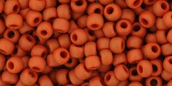 cc46lf - Toho rocailles perlen 8/0 opaque frosted terra cotta (10g)