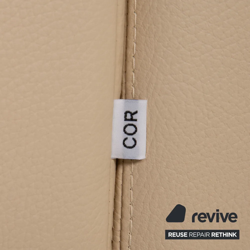 Cor Conseta Leder Sessel Beige