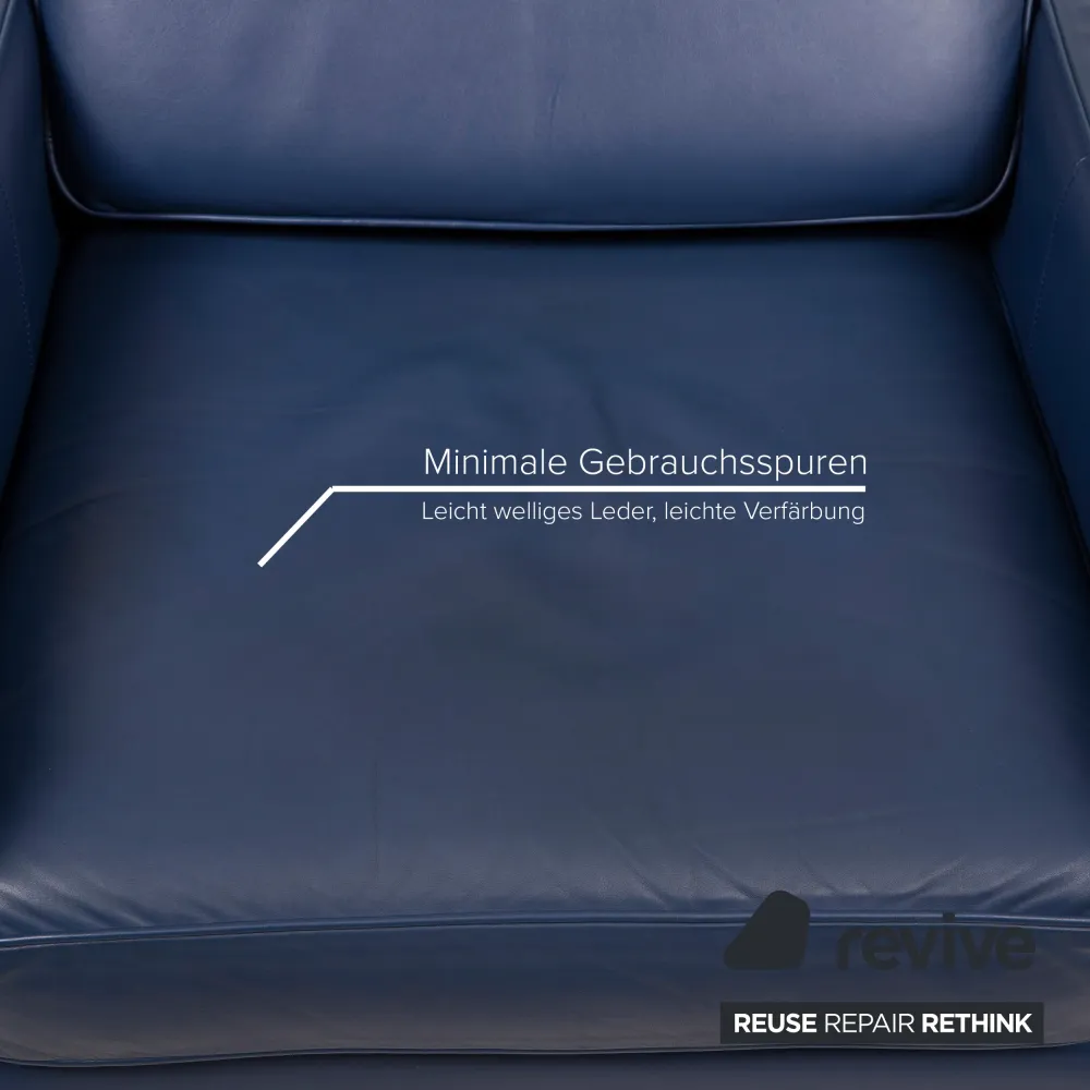 Cor Conseta Leder Sessel Blau