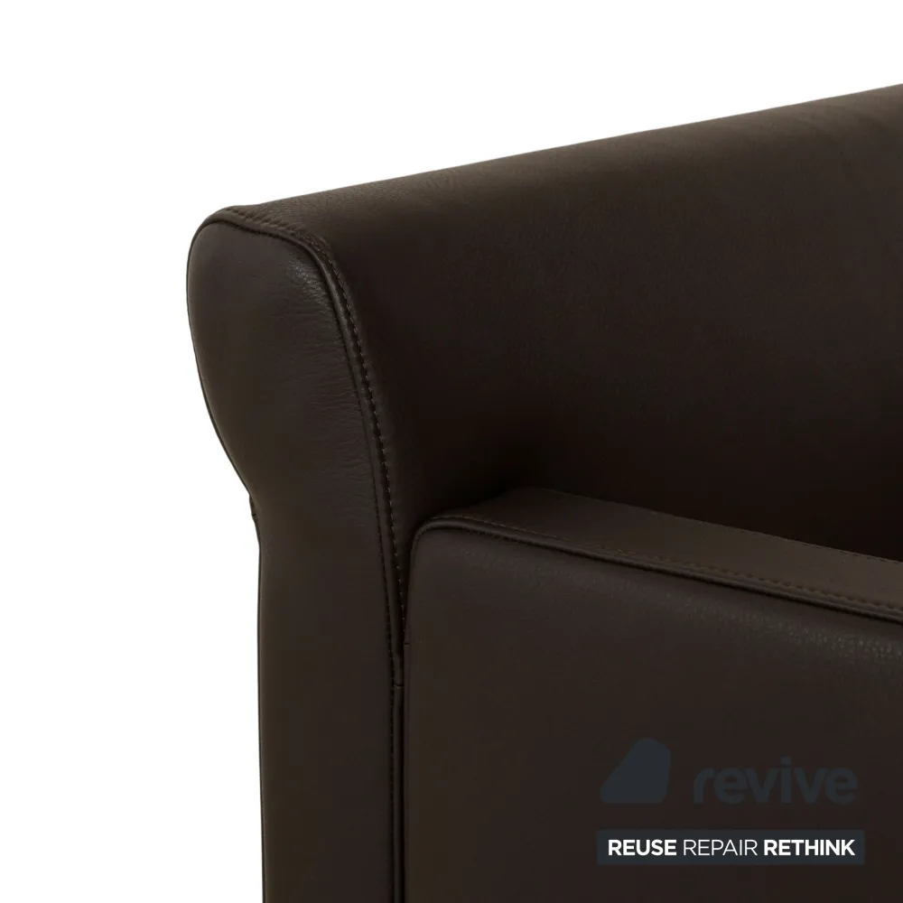 Cor Quandt Leder Sessel Dunkelbraun