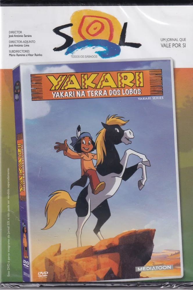 DVD YAKARI NA TERRA DOS LOBOS - USADO