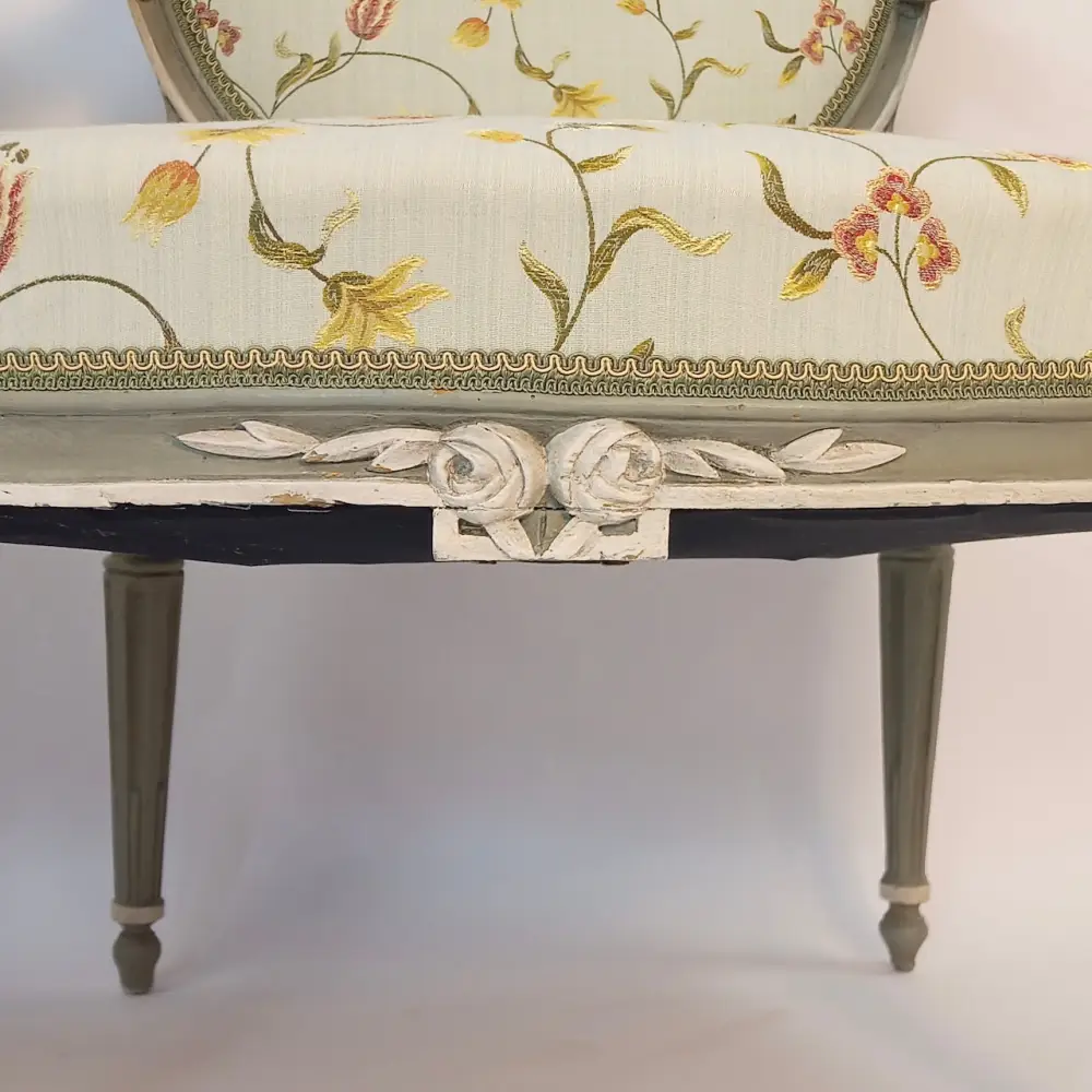 Ein Paar Louis XVI Sessel um 1780