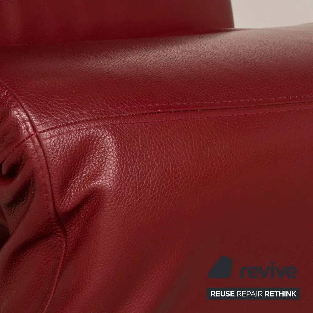 Ewald Schillig Leder Sessel Rot elek. Funktion Relaxfunktion