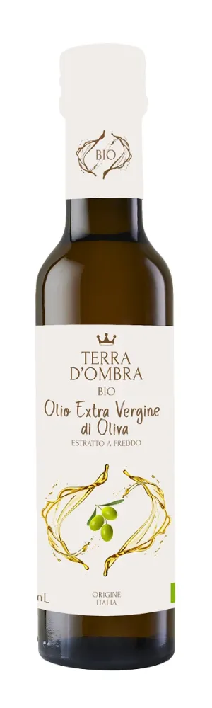 EXTRA VIRGIN OLIVENÖL BIO 250 ml - TERRA D'OMBRA