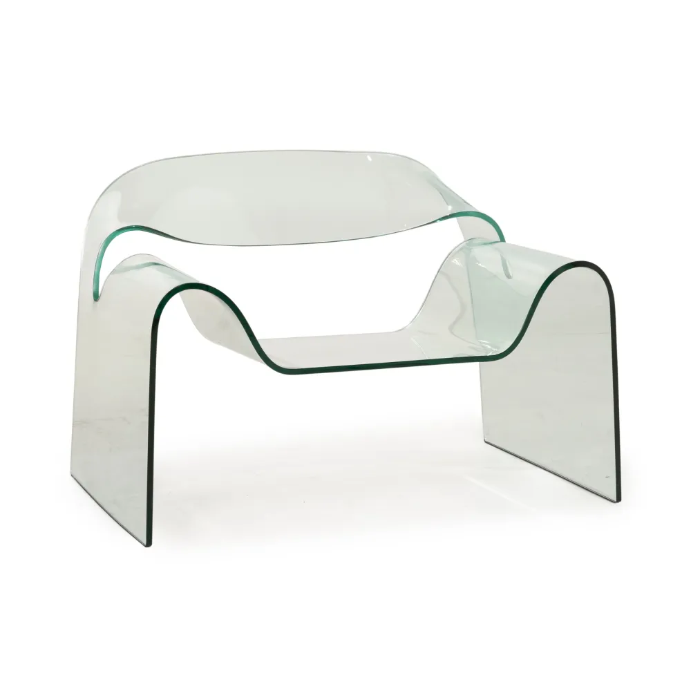 FIAM Italia Ghost Glas Sessel Cini Boeri Stuhl