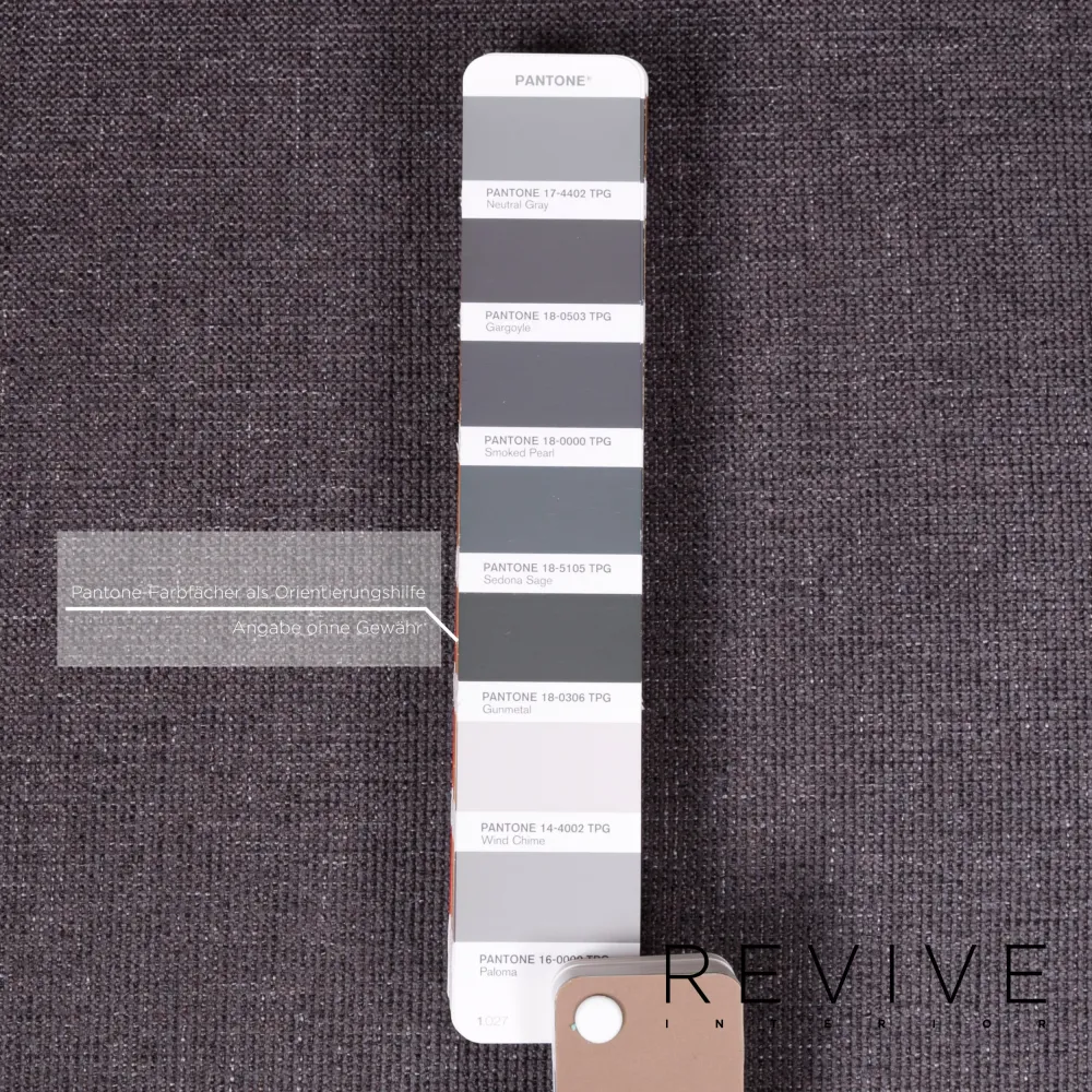 Flexform Stoff Sessel Grau Anthrazit #12565